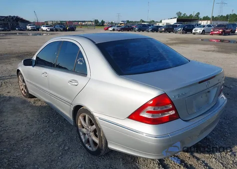2003 Mercedes-Benz C 230 Kompressor Sport from USA, damaged, VIN WDBRF40J93A478498